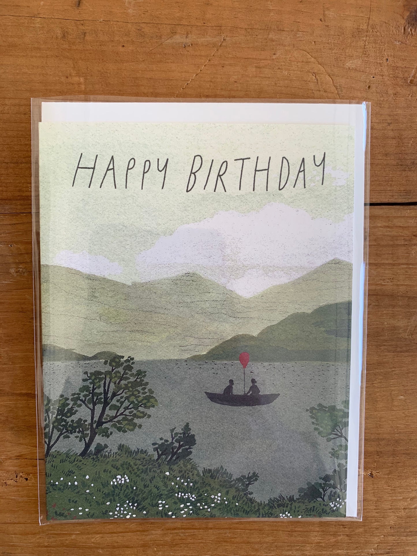 Canoe Birthday Card