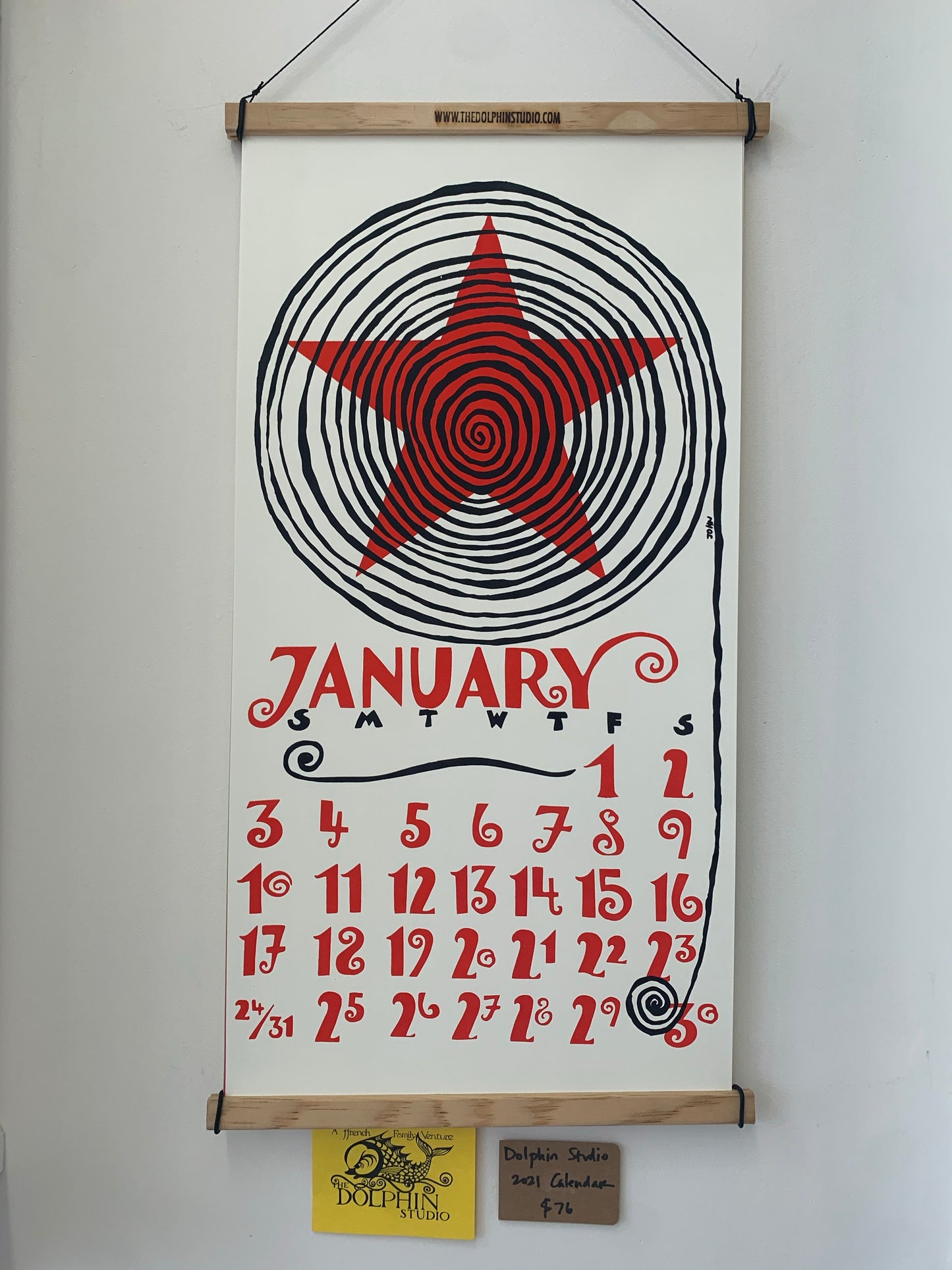 Dolphin Studio 2026 Calendar