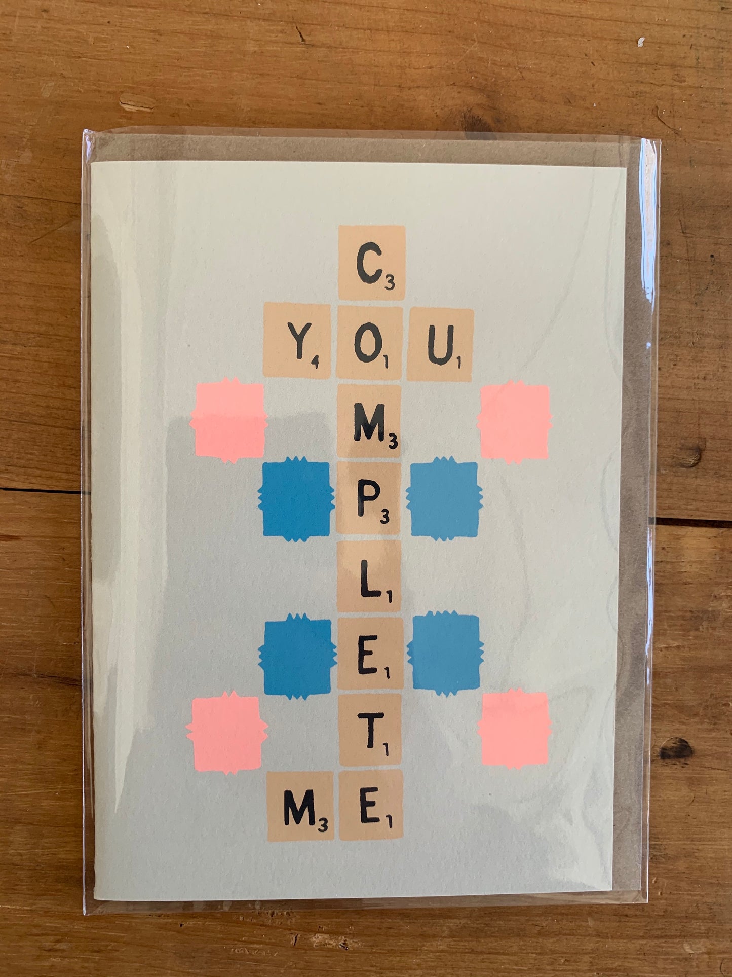 You Complete Me Card