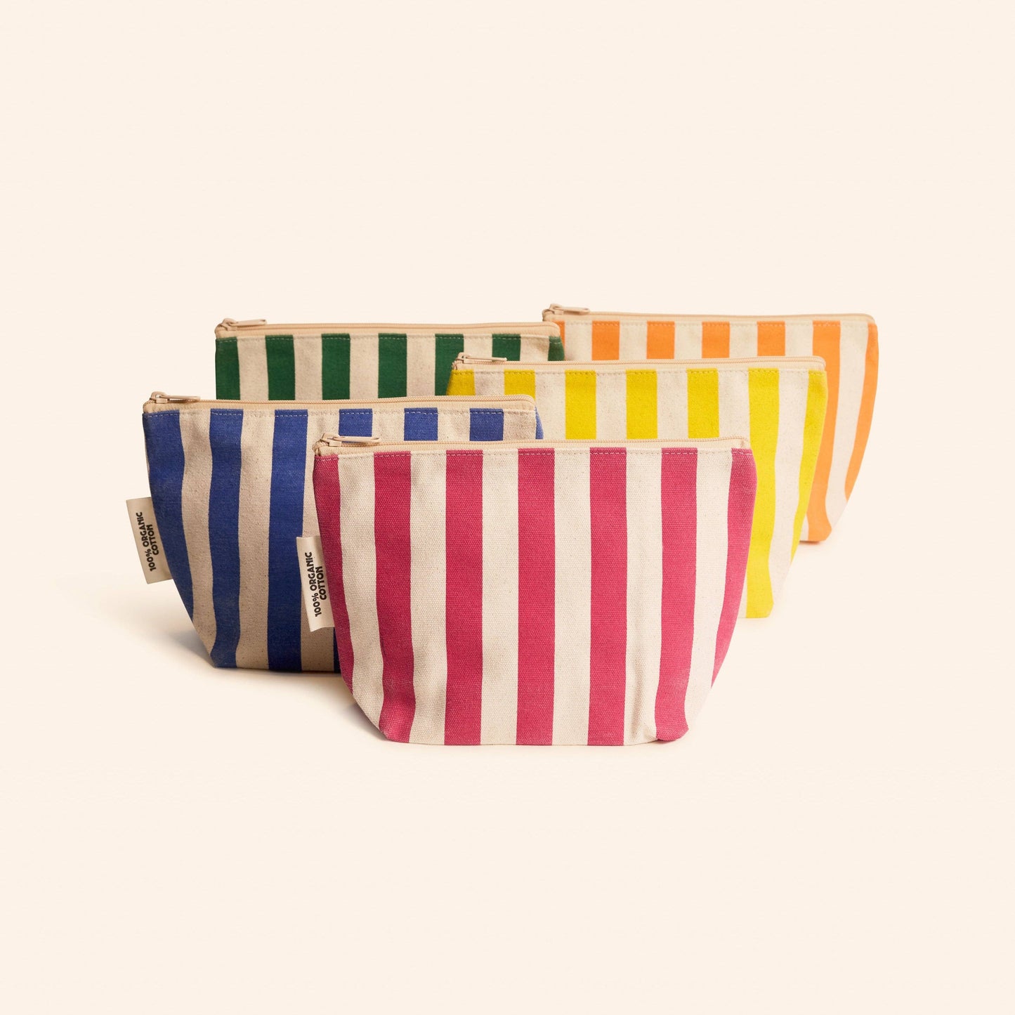 Organic Cotton Zipper Pouch
