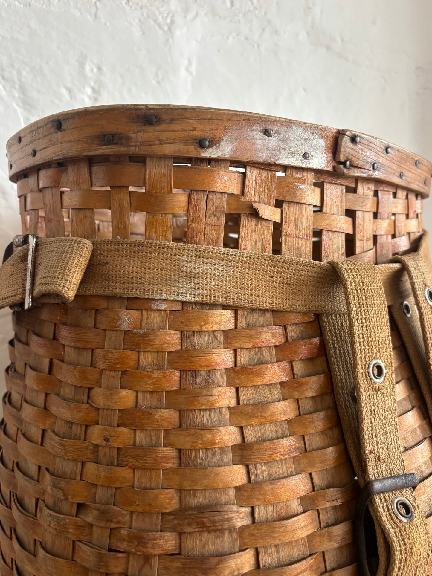 Antique Adirondack Pack Basket
