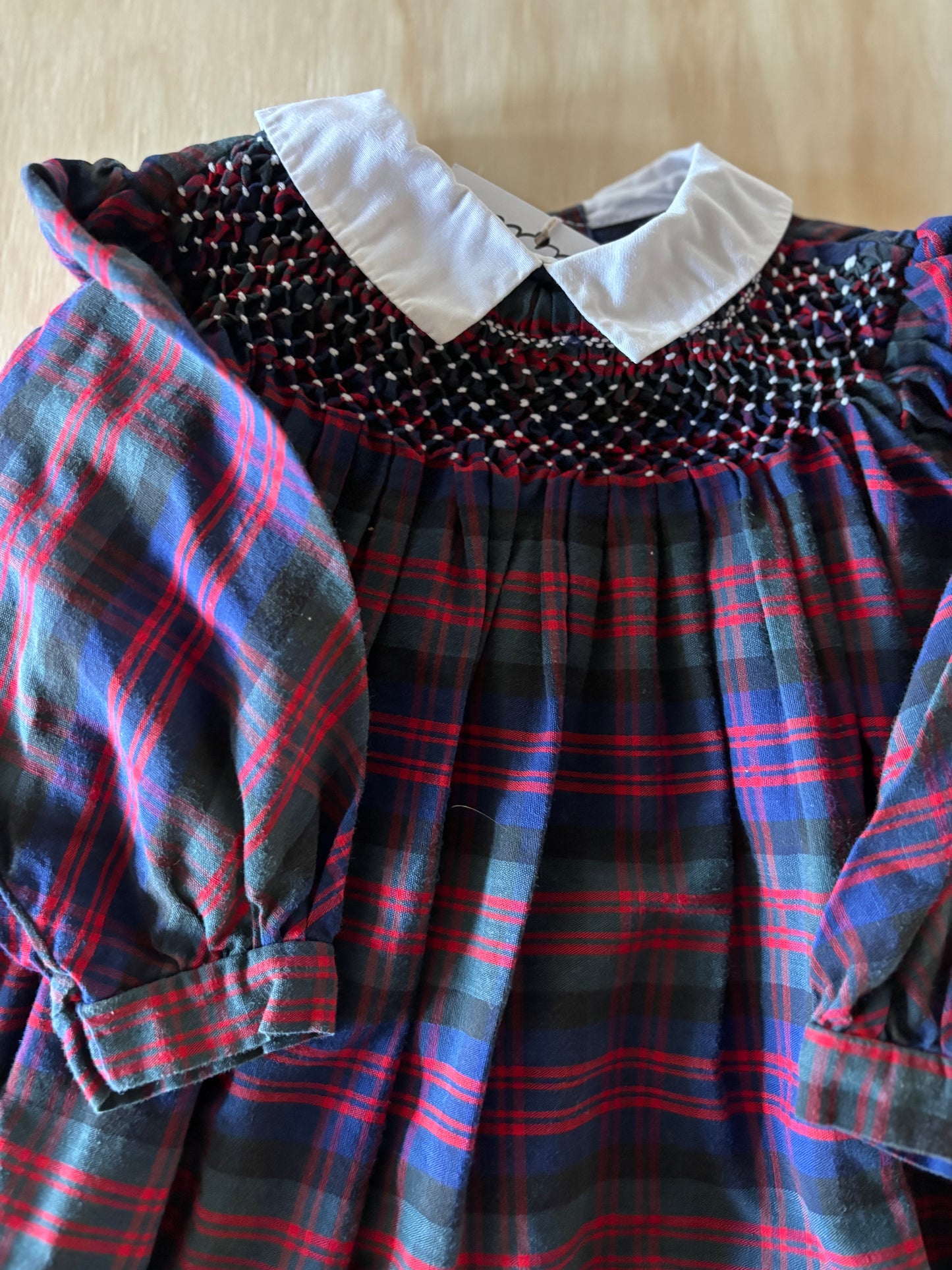 Vintage Smocked Toddler Dress