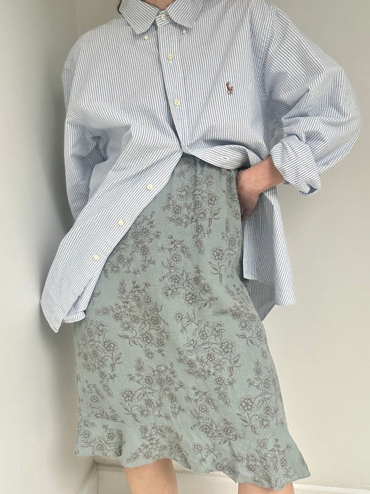 Vintage Floral Easy Skirt