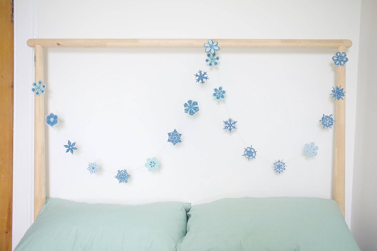 Snowflake Sewn Garland