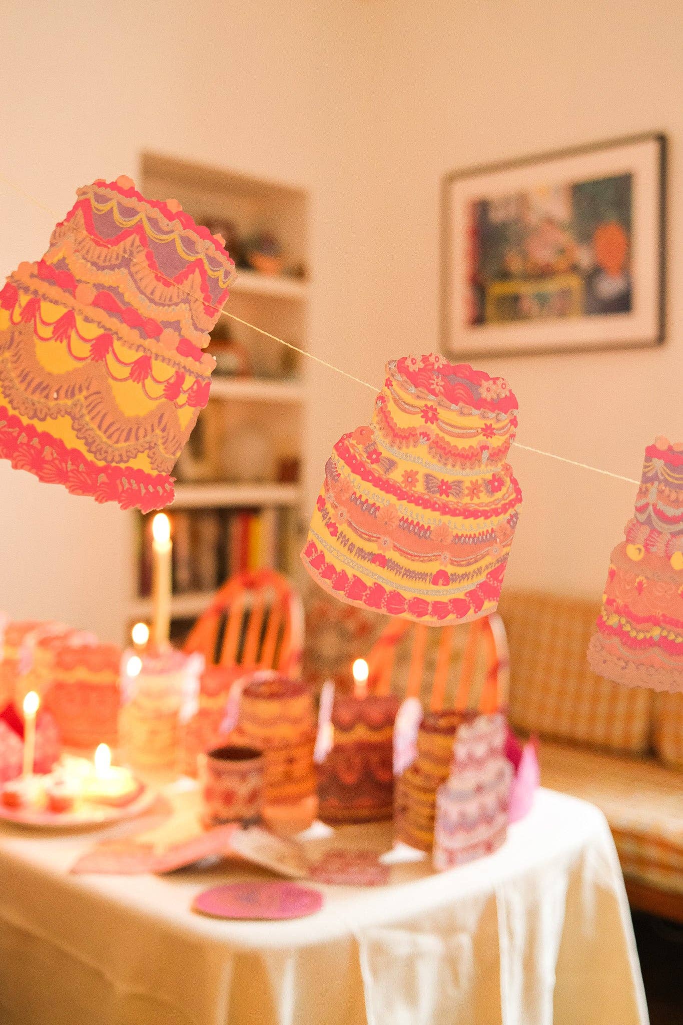 Celebration Cakes Sewn Garland