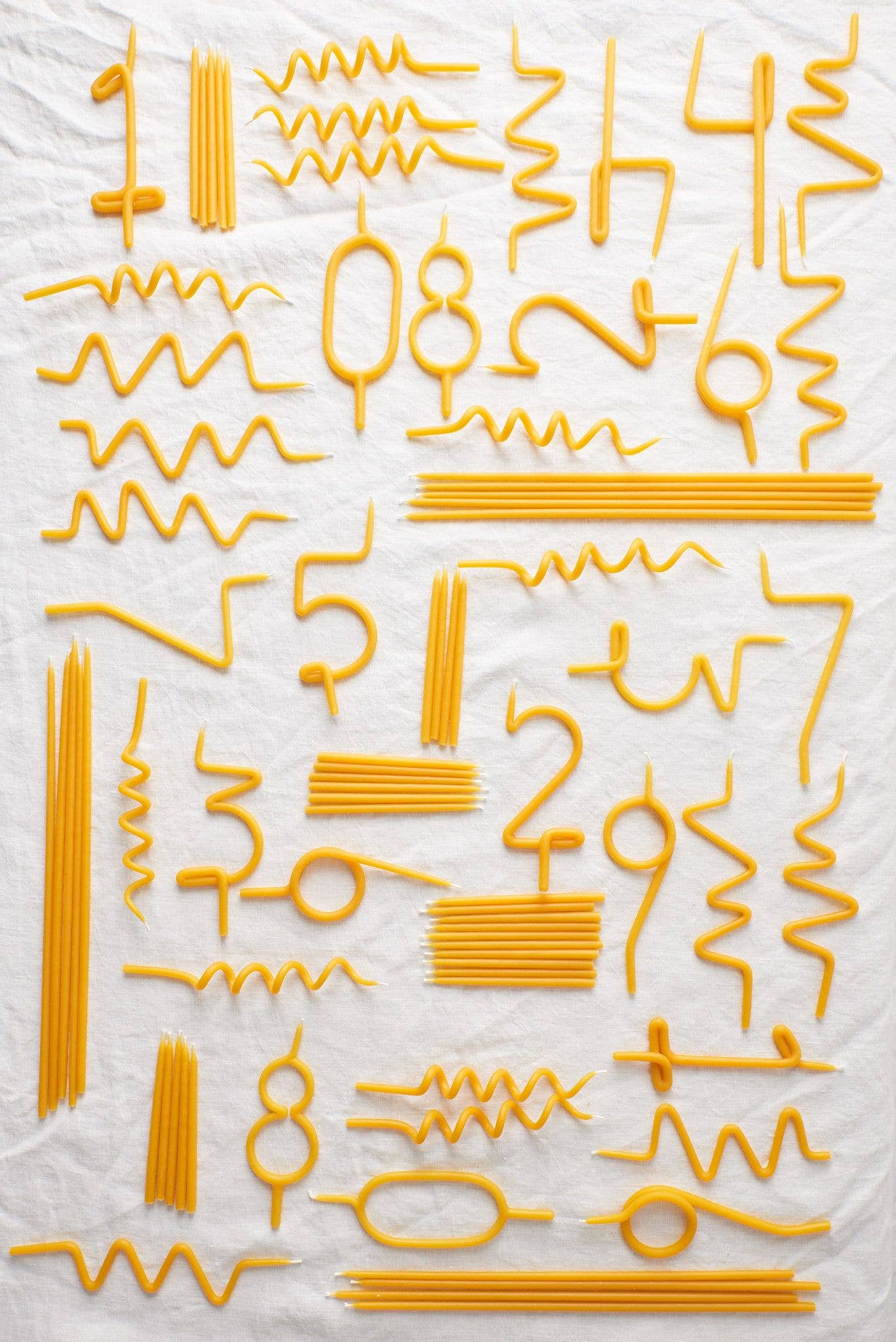 Beeswax Birthday Candles