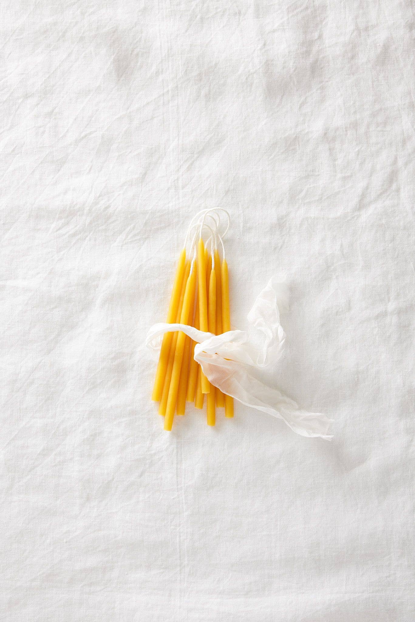 Beeswax Birthday Candles