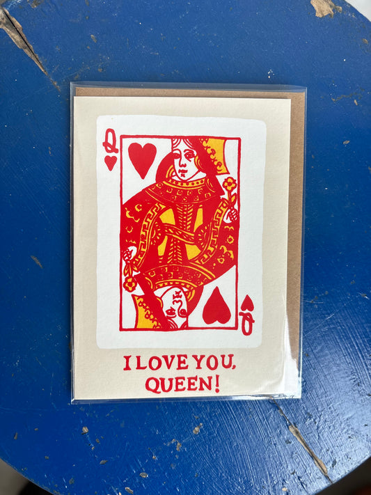 I Love You, Queen! Card
