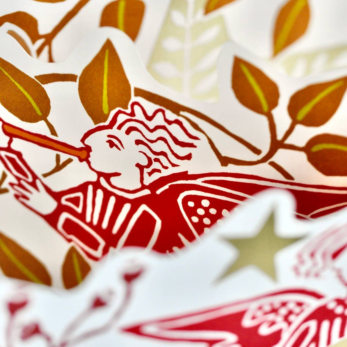 Leaves and Berries Decoration & Card
