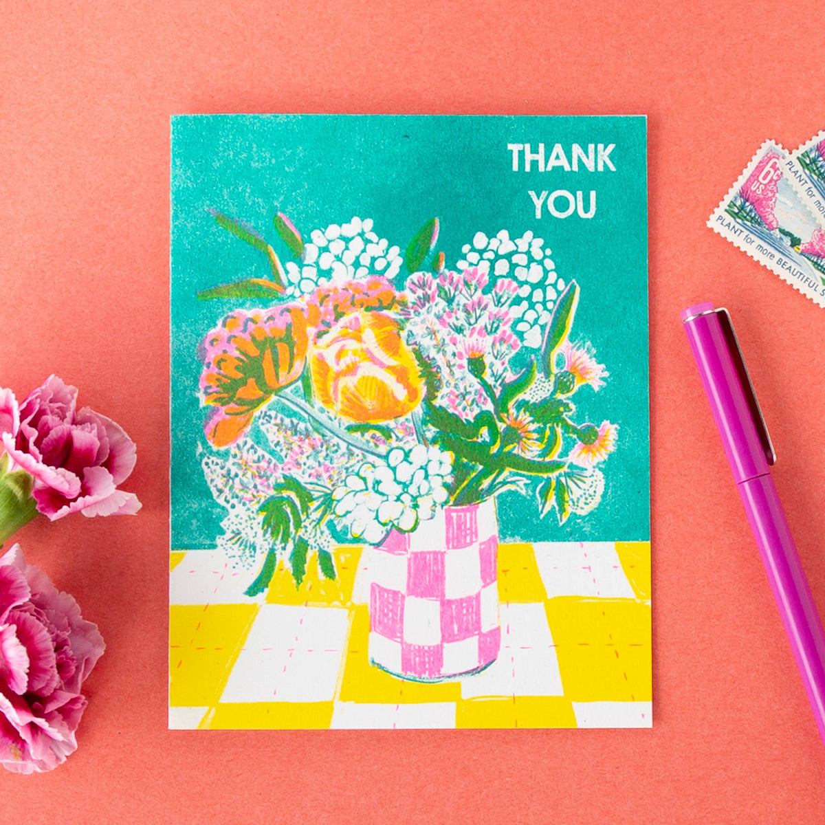 Thank You Bouquet Card