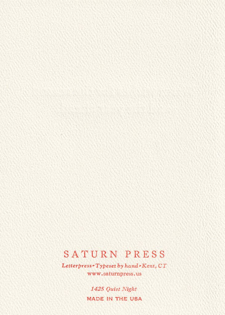 Quiet Night Card