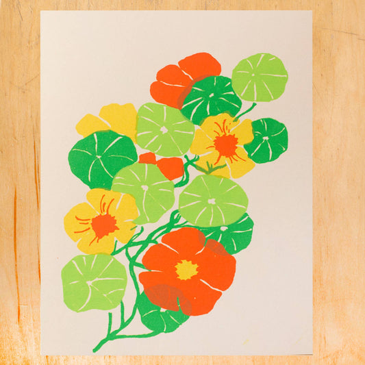 Nasturtium Card