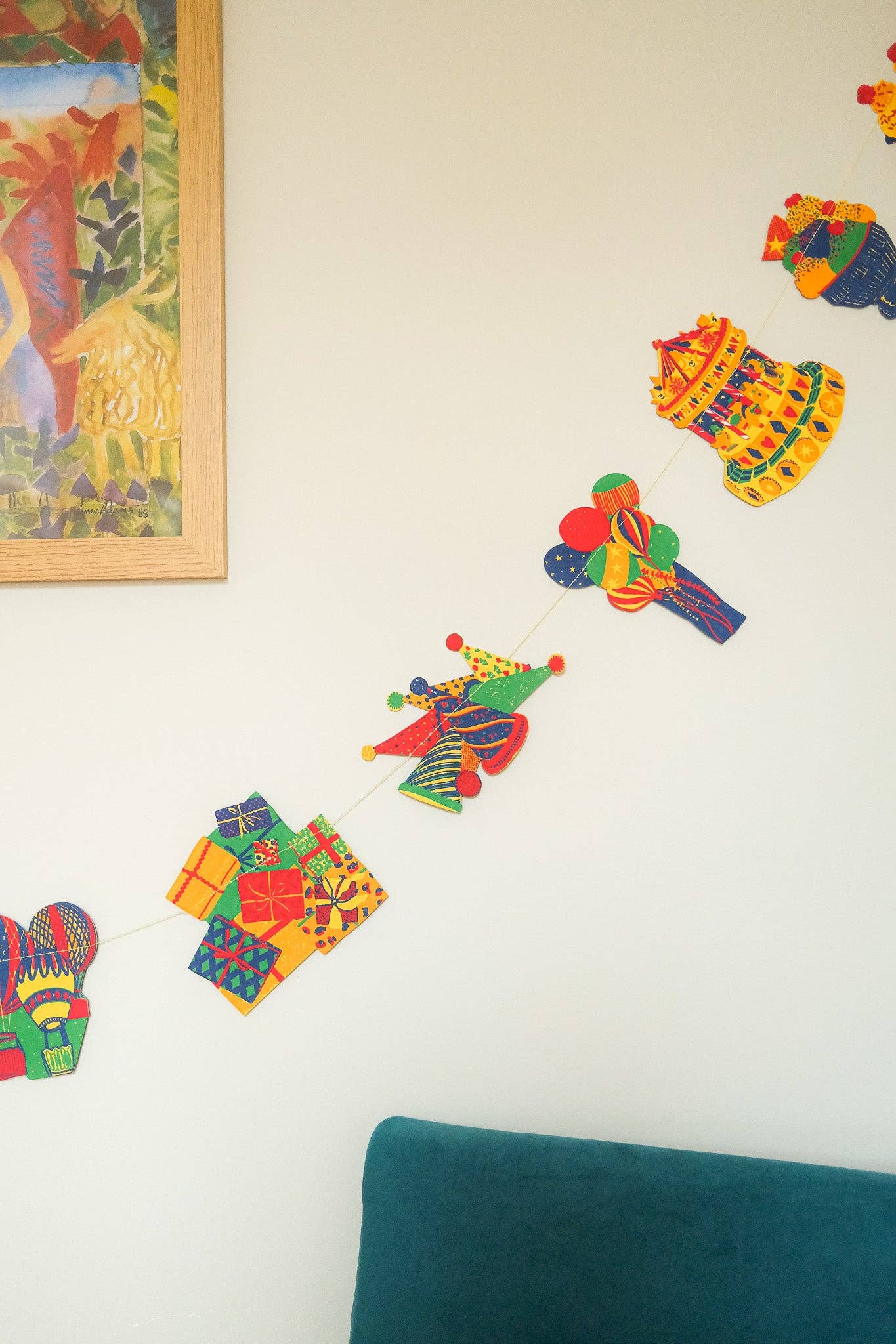 Birthday Party Sewn Garland