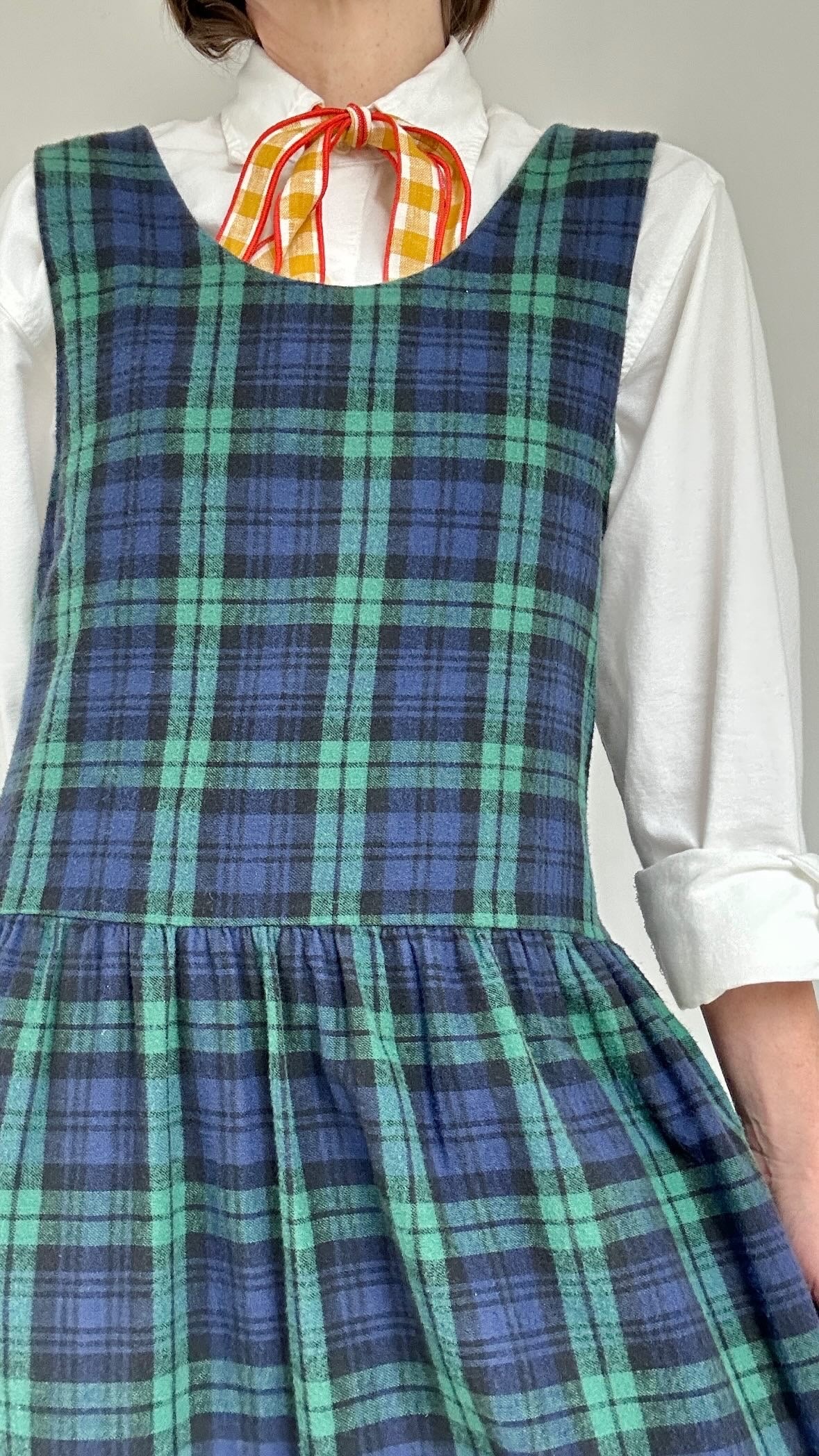 Vintage Plaid Jumper