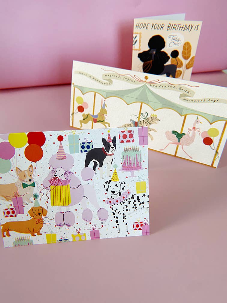 Carousel Birthday Card