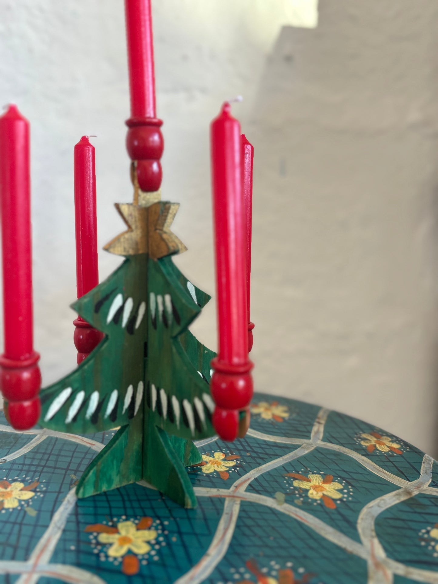 Midcentury Swedish Candle Tree