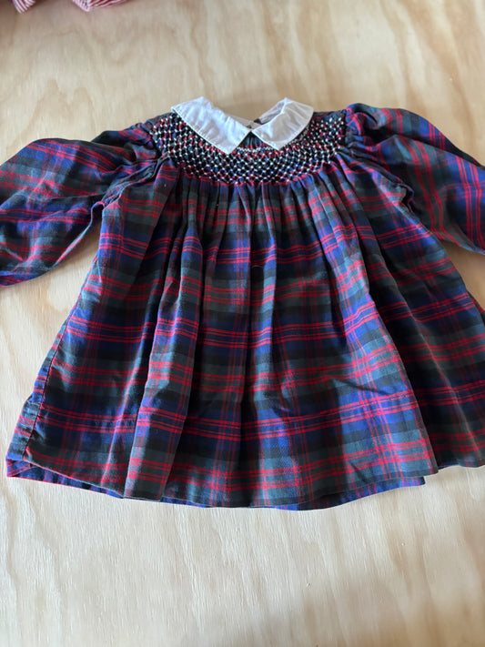Vintage Smocked Toddler Dress