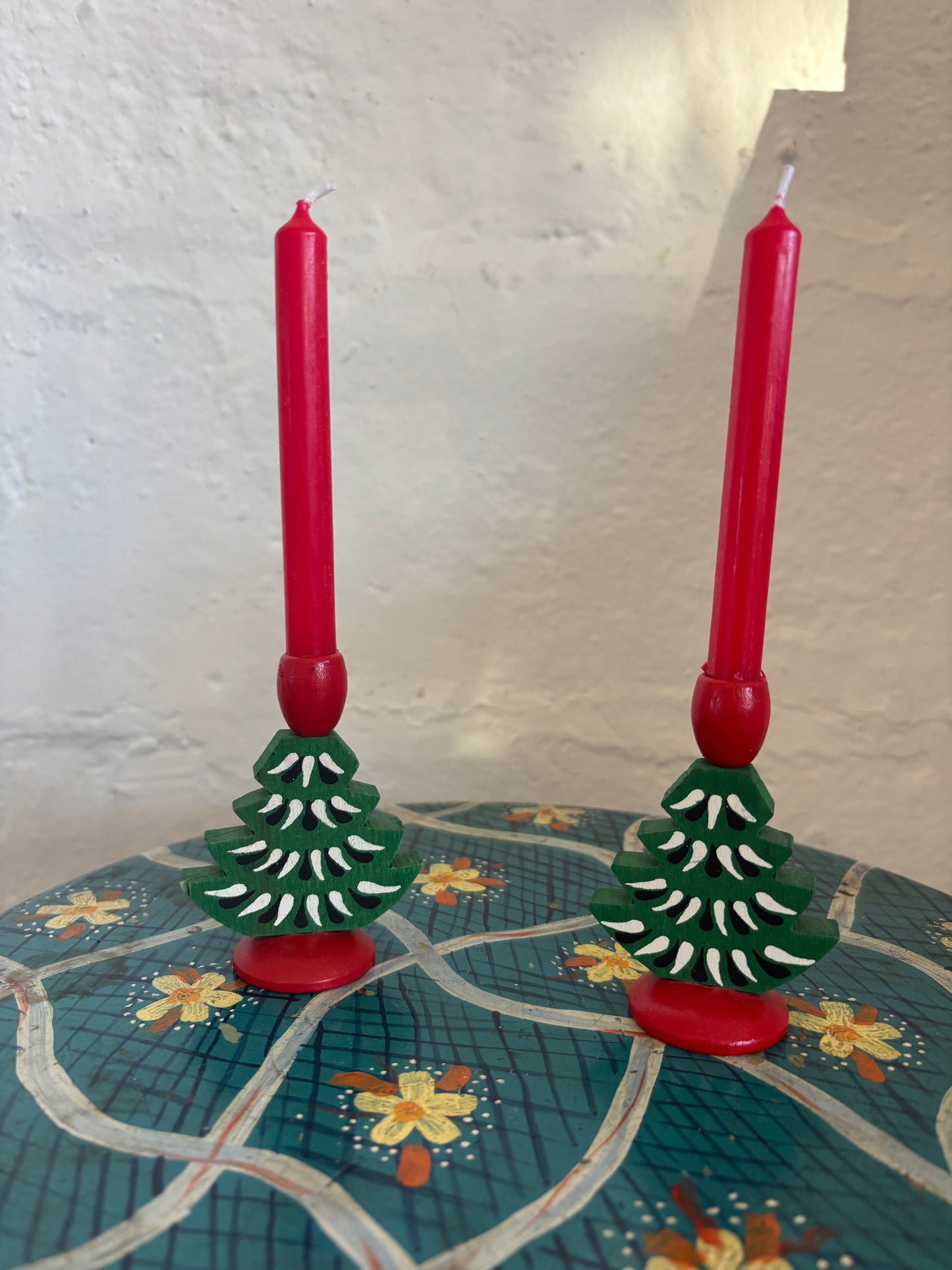 Christmas Tree Candleholder Set