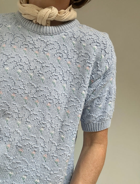 Knit Floral Sweater