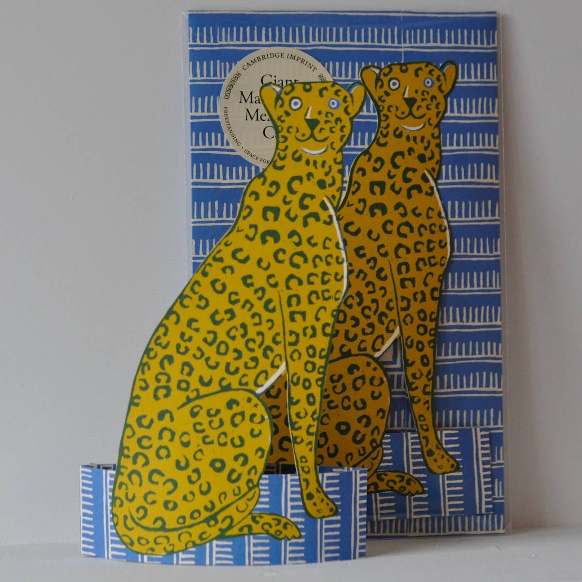Cheetah Giant Card
