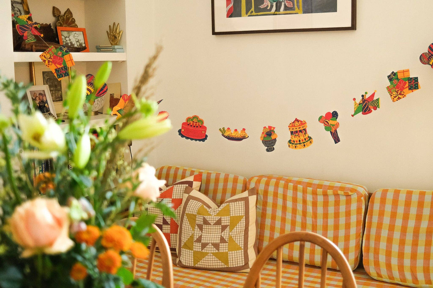 Birthday Party Sewn Garland