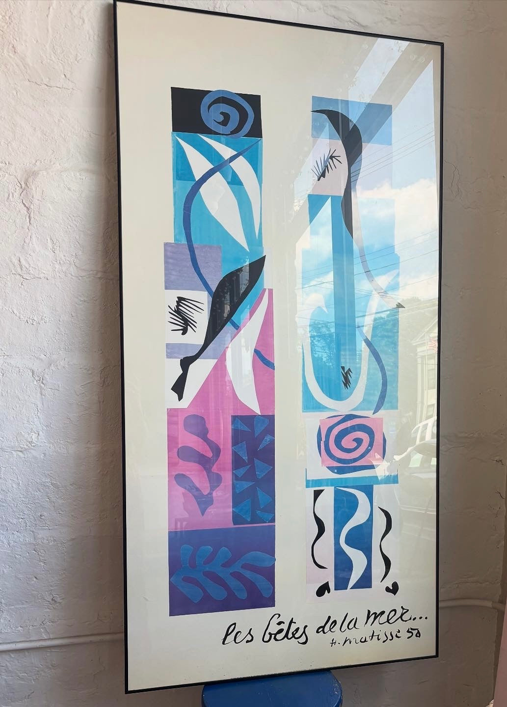 Vintage Framed Matisse Poster