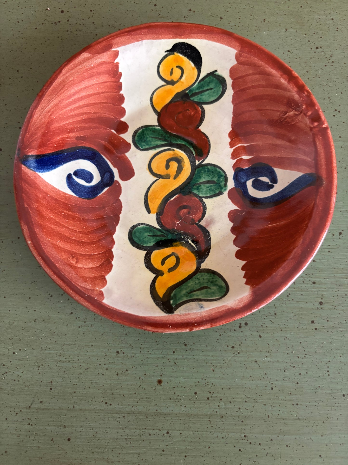 Vintage Mexican Plate