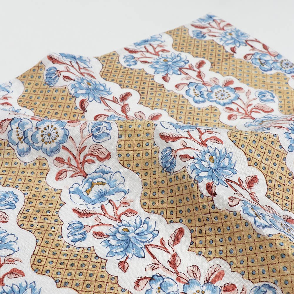 Block Print Linen Napkin Set
