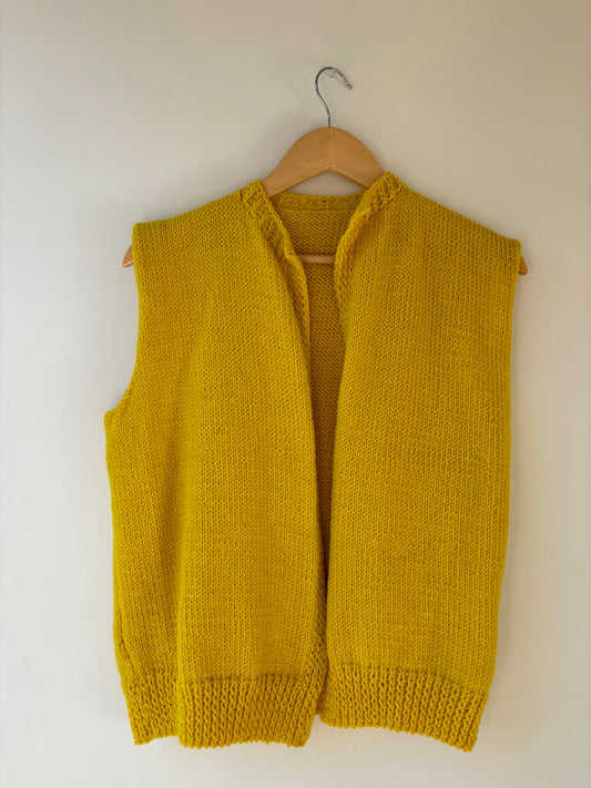 Handknit Wool Vest