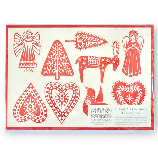 Folk Art Christmas Decorations