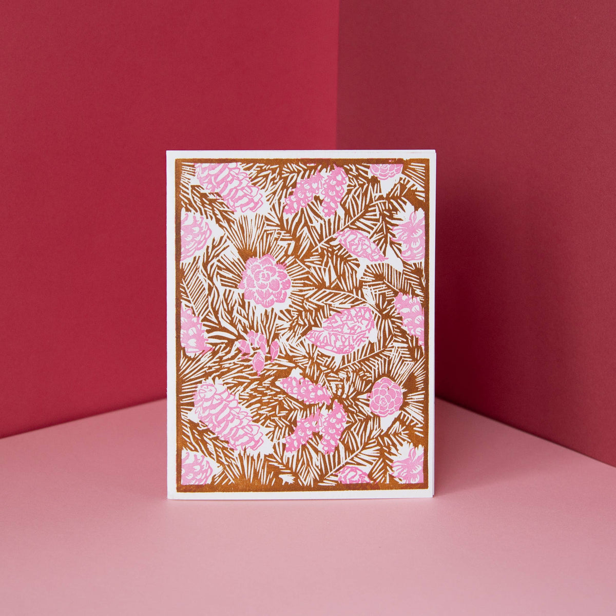 Winter Botanicals Letterpress Card Set