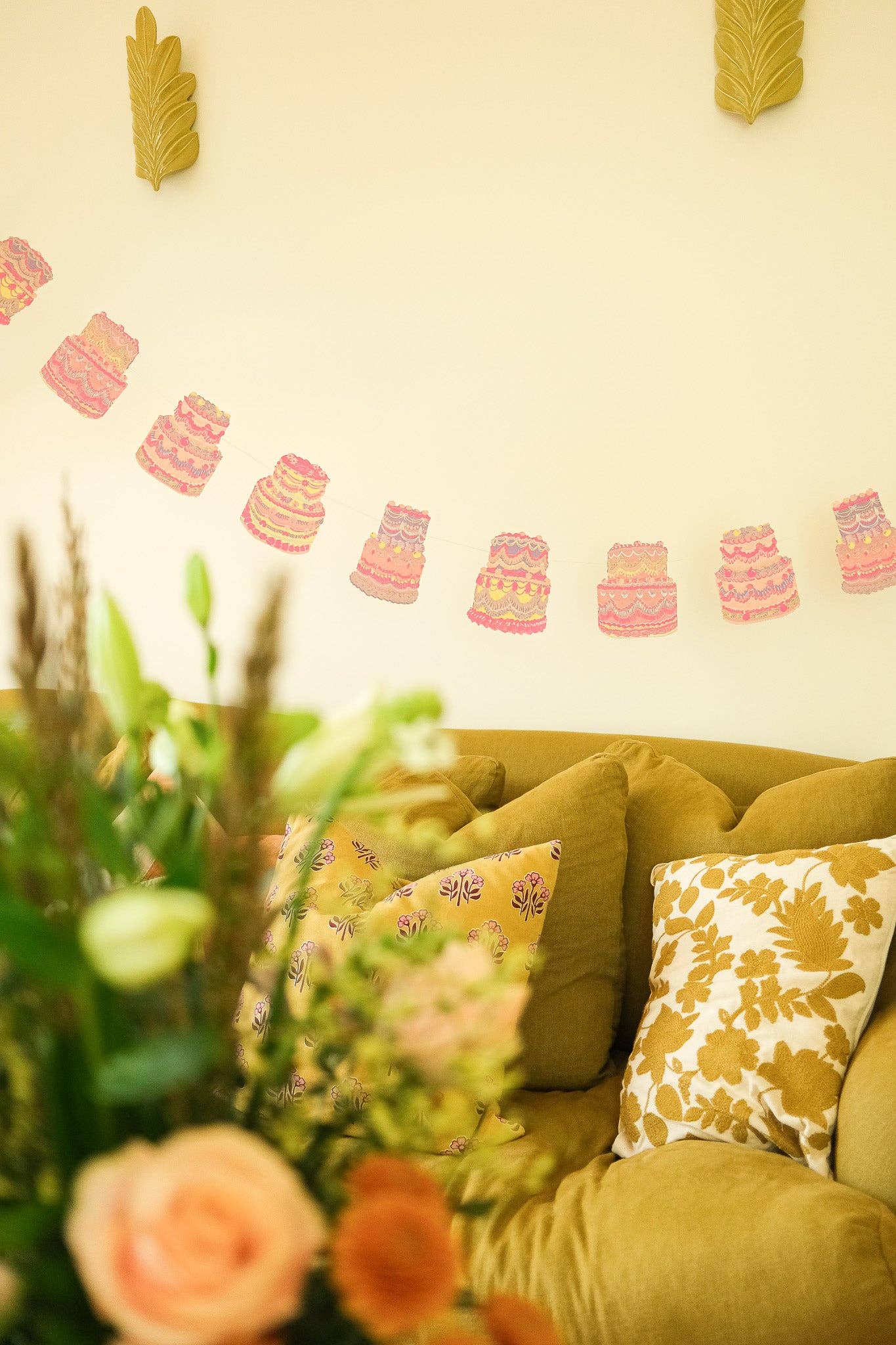 Celebration Cakes Sewn Garland