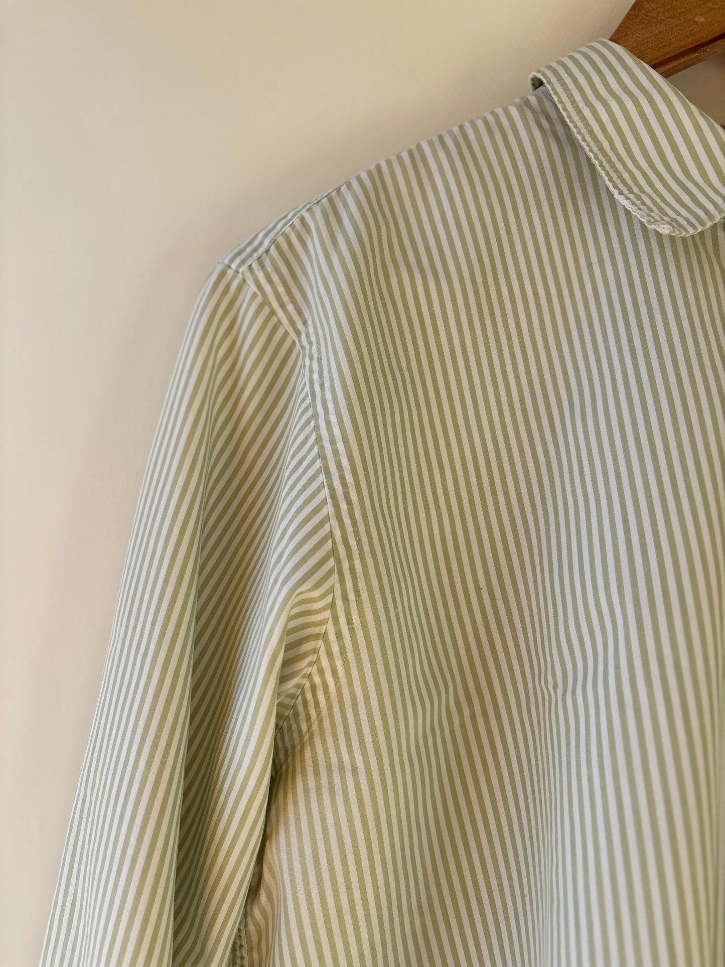 Vintage Green Stripe Buttondown