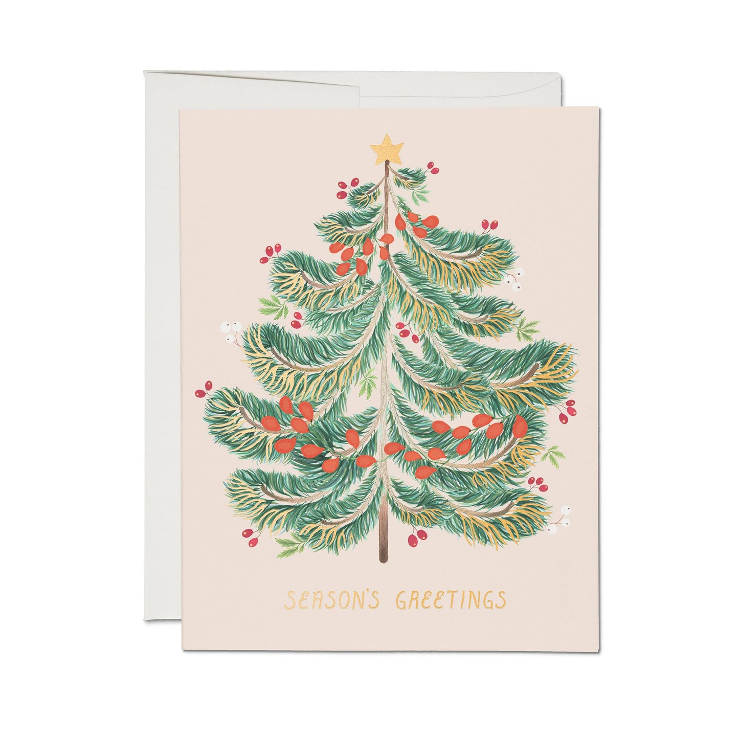 Festive Evergreen Card