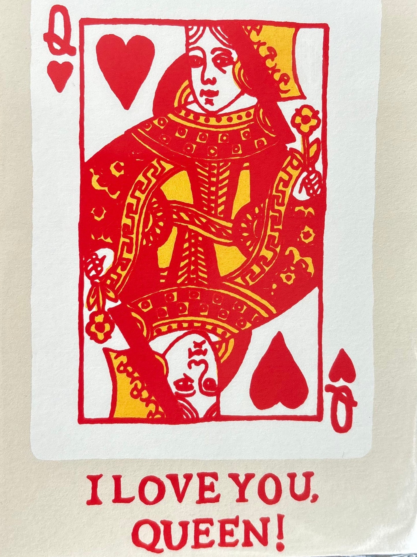 I Love You, Queen! Card