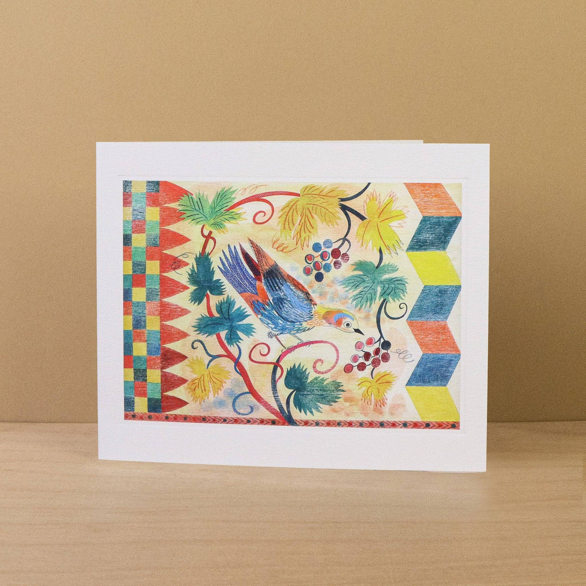 Painted Birds Card