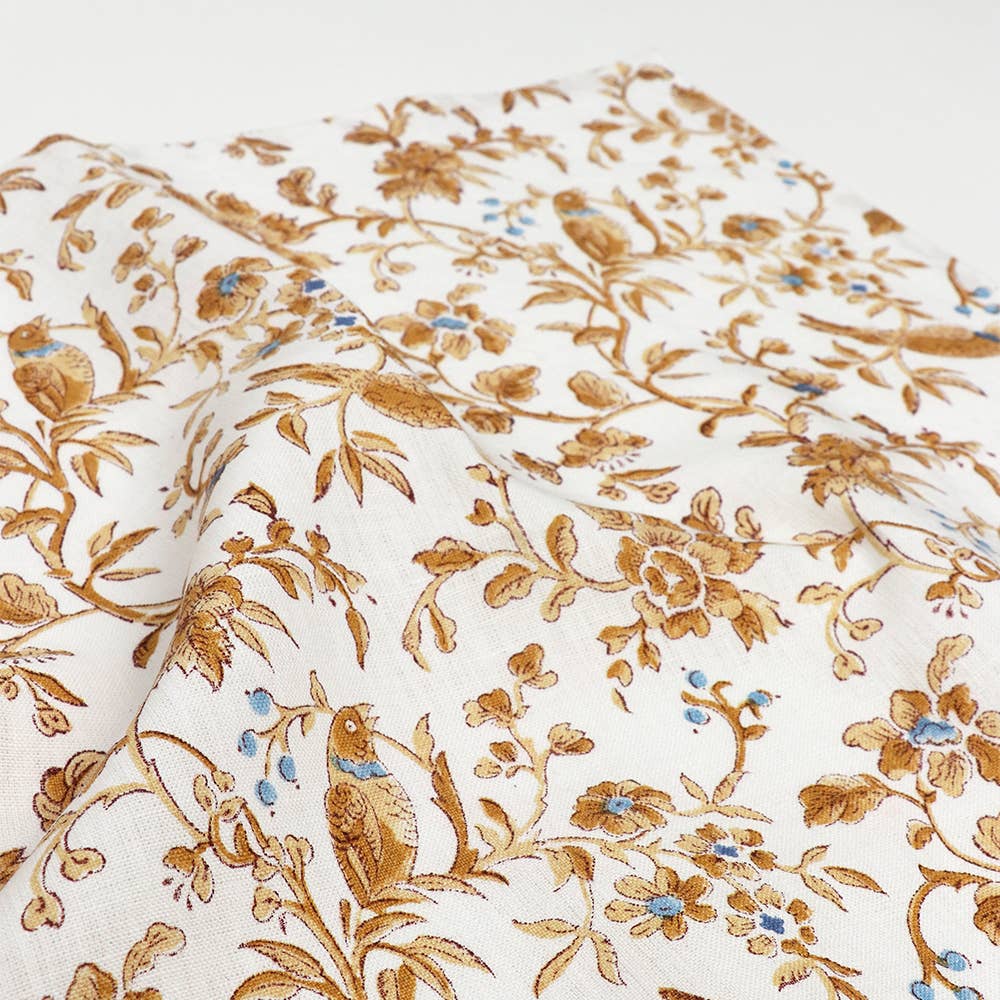 Block Print Linen Napkin Set
