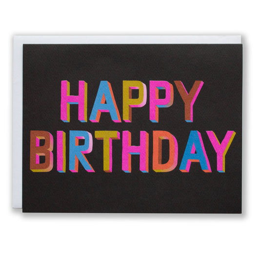 Happy Birthday Brights Card