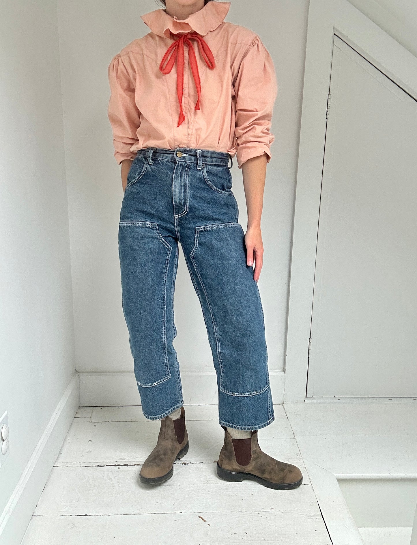 Ruffle Neck Blouse