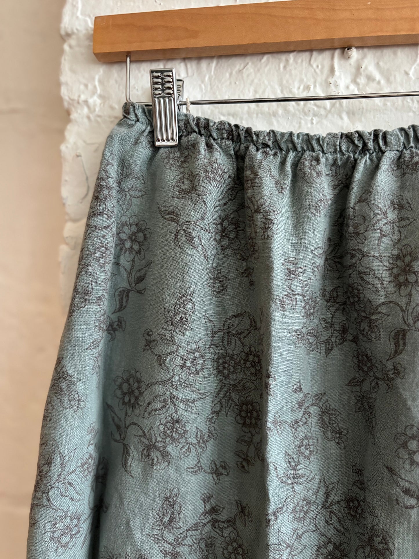 Vintage Floral Easy Skirt