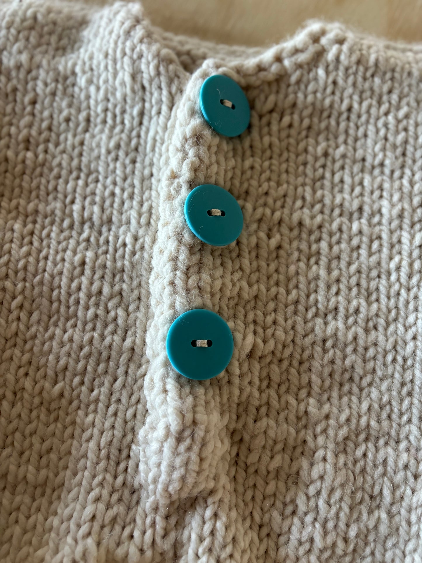 Vintage Handknit Baby Bunting