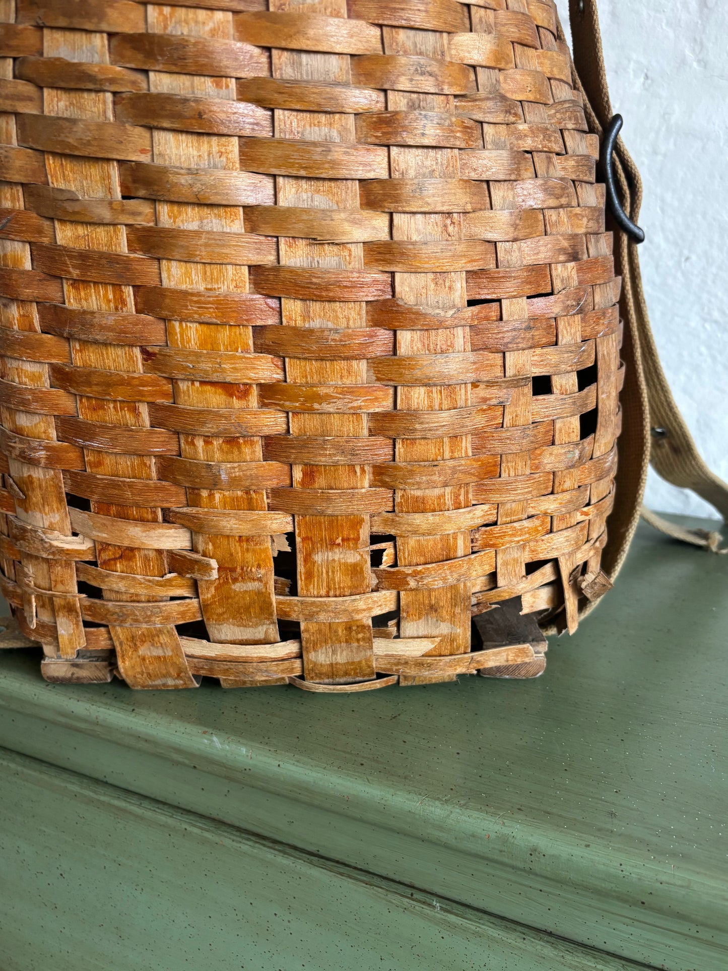 Antique Adirondack Pack Basket