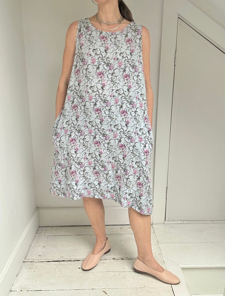 Vintage Floral Easy Dress