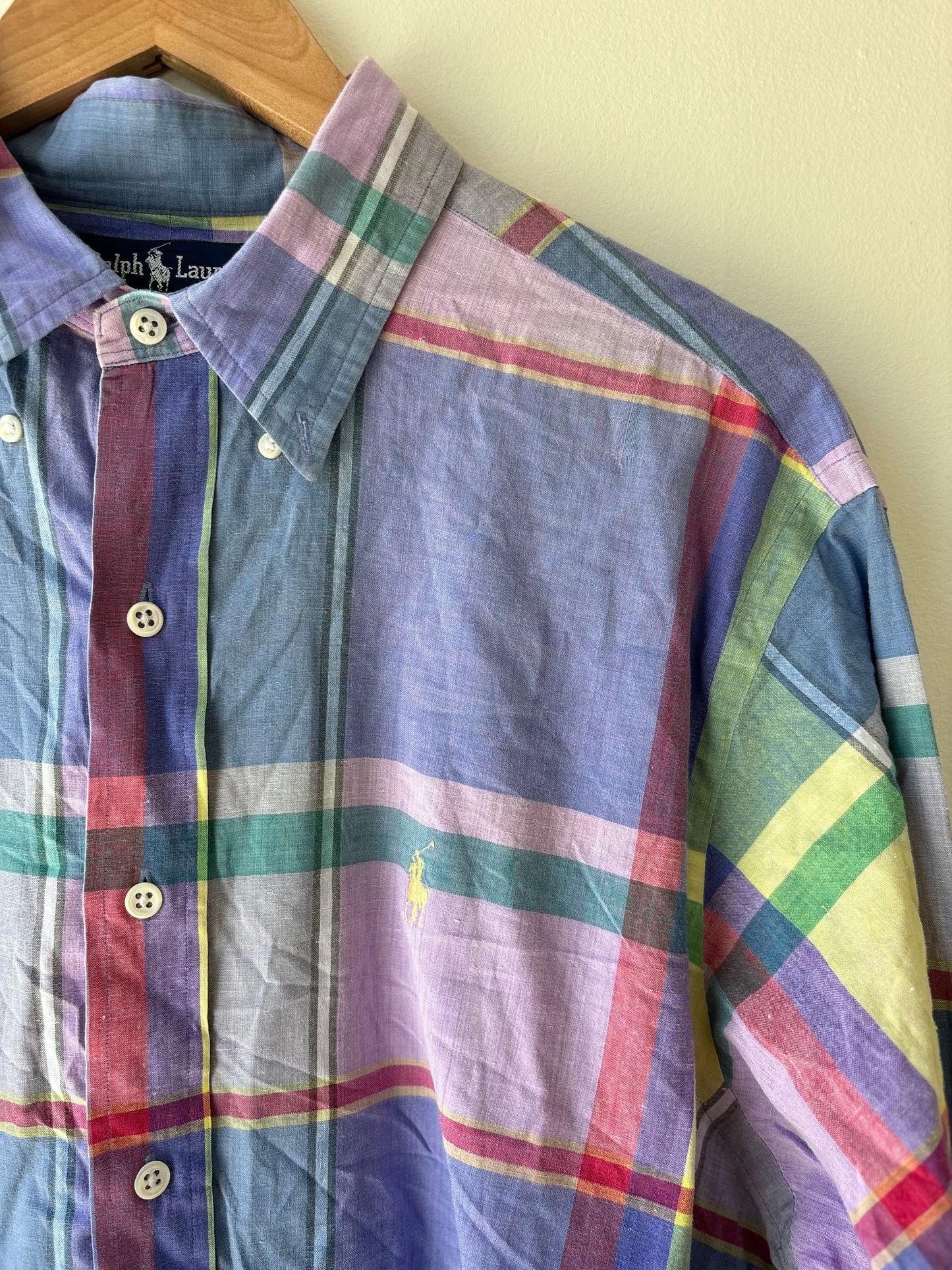 Madras Button Down