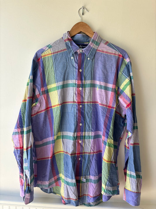 Madras Button Down