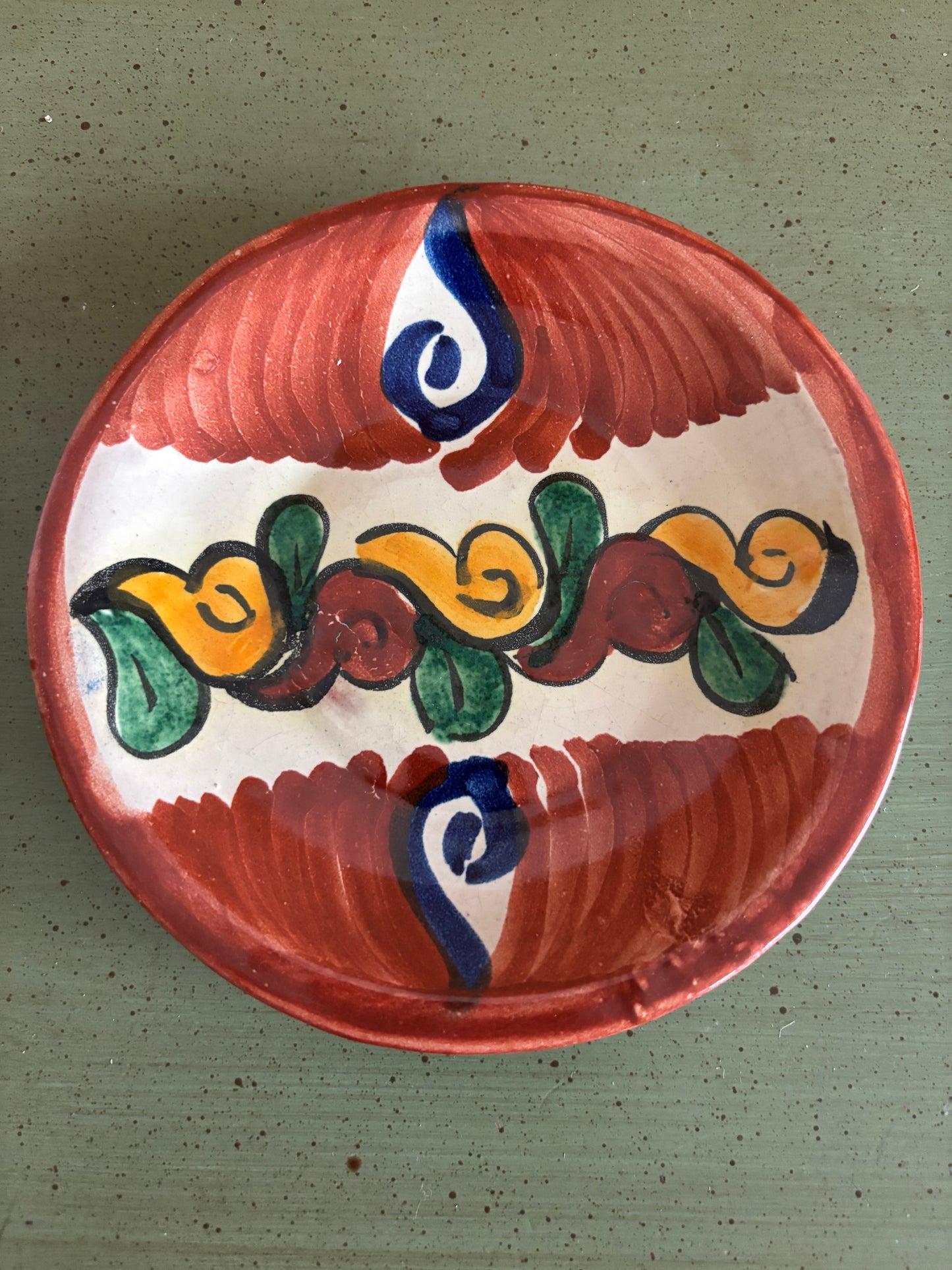 Vintage Mexican Plate