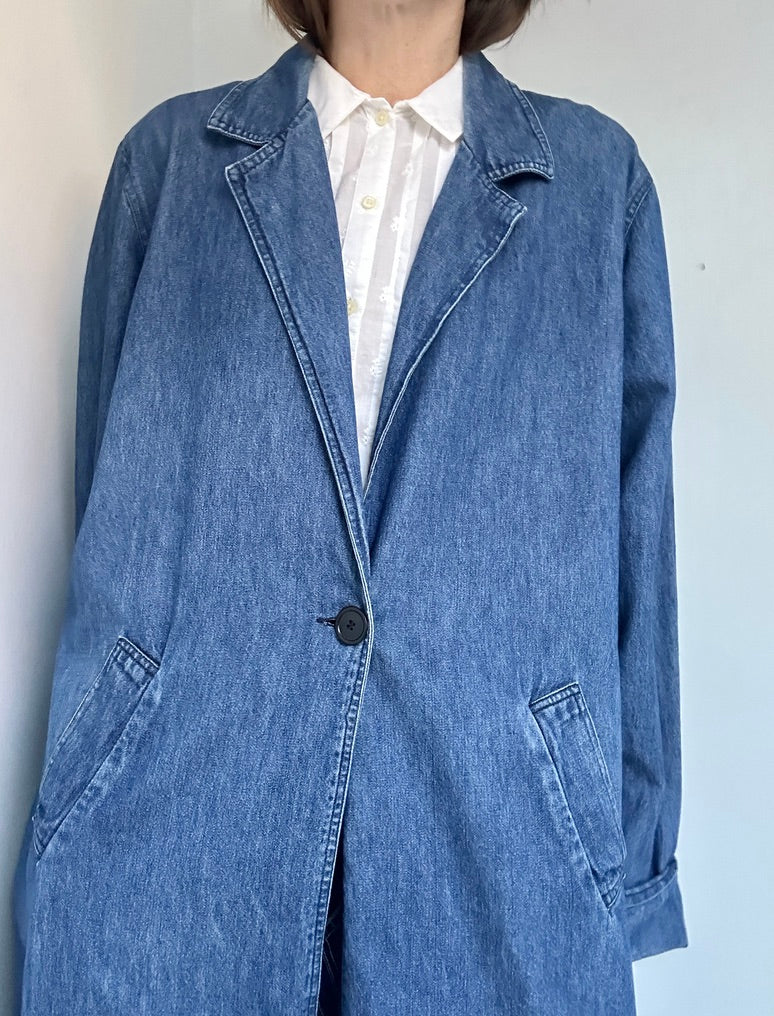 Vintage 90s Denim Duster