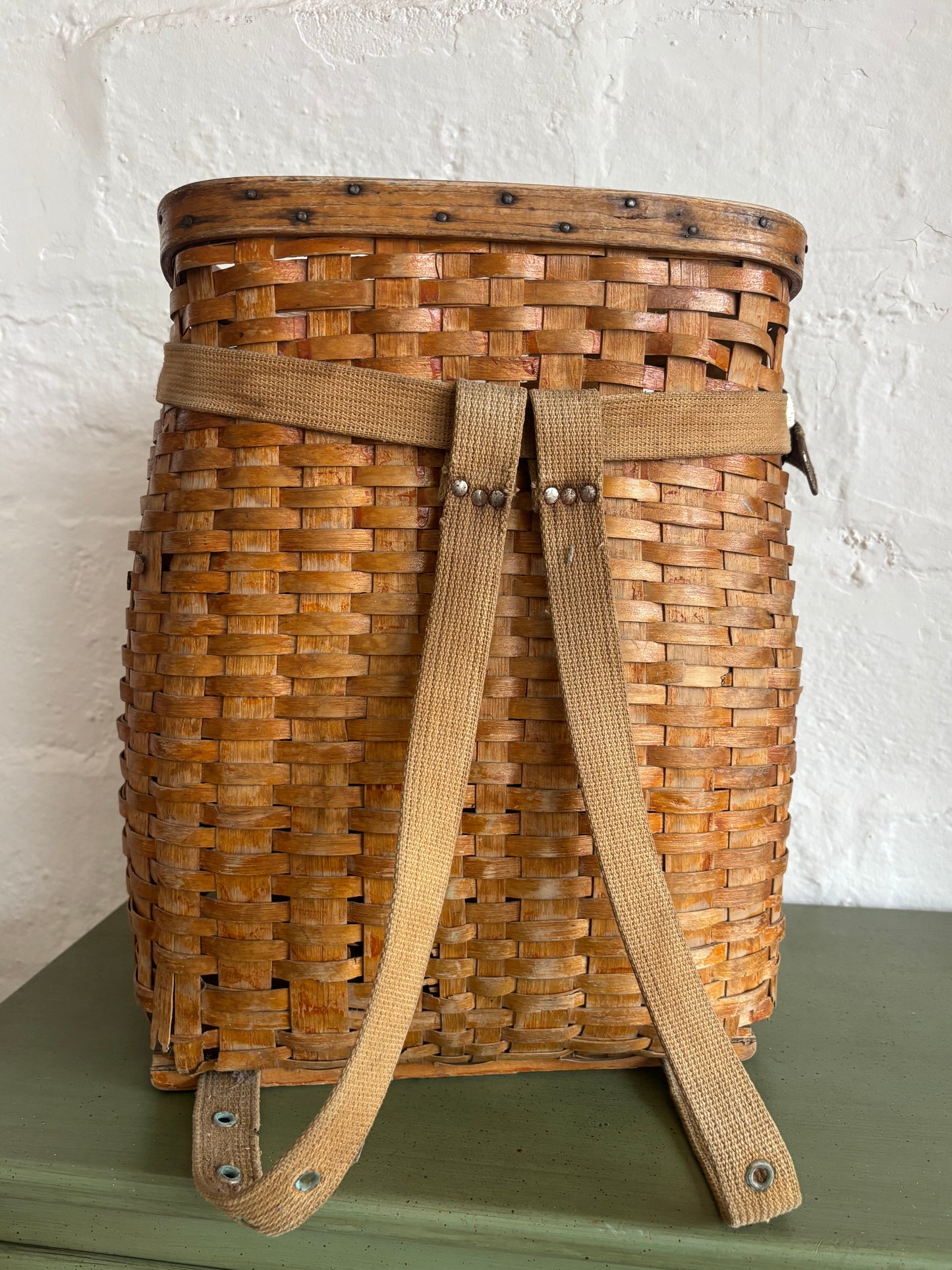 Antique Adirondack Pack Basket