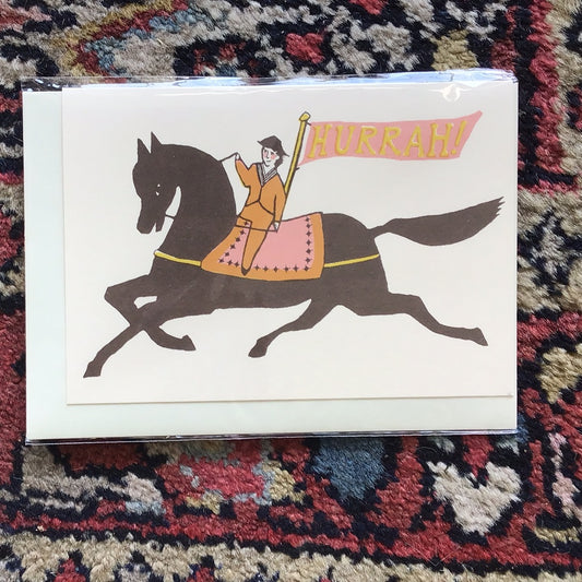 Dark horse hurrah card