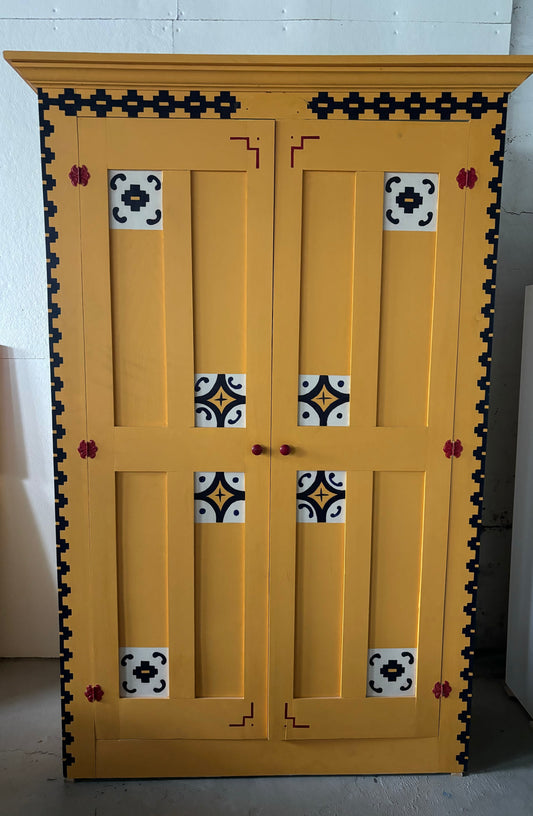 Vintage Painted Cabinet